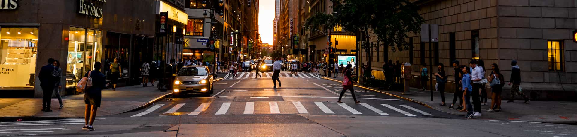 Straatbeeld van New York